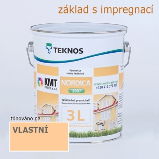 Teknos základ 2907 (vlastní) na dřevo 3,00 L