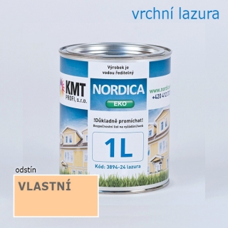 Teknos Nordica Eko (vlastní) lazura na dřevo 1,00 L